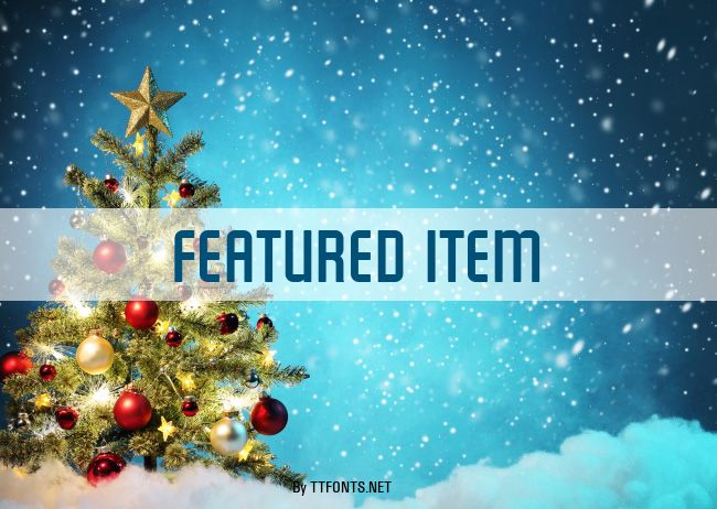 Featured Item example