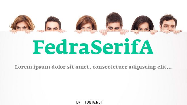 FedraSerifA example