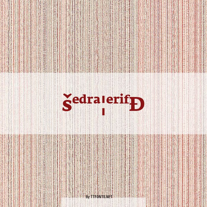 FedraSerifA example
