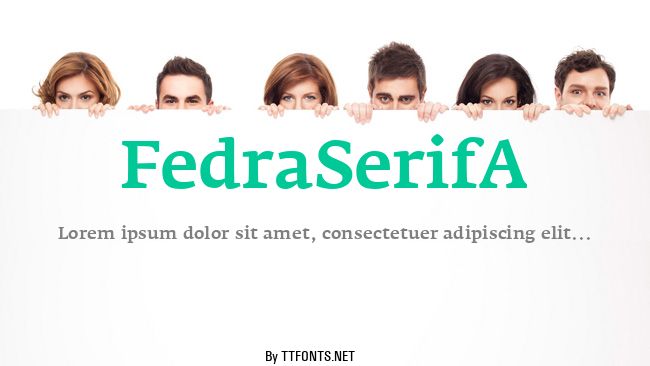 FedraSerifA example