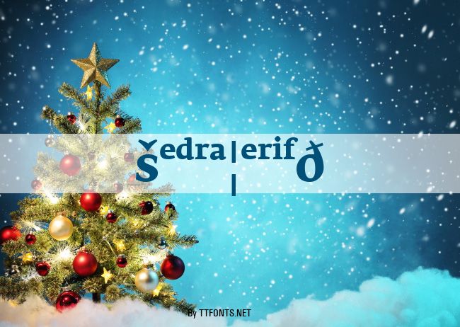 FedraSerifB example