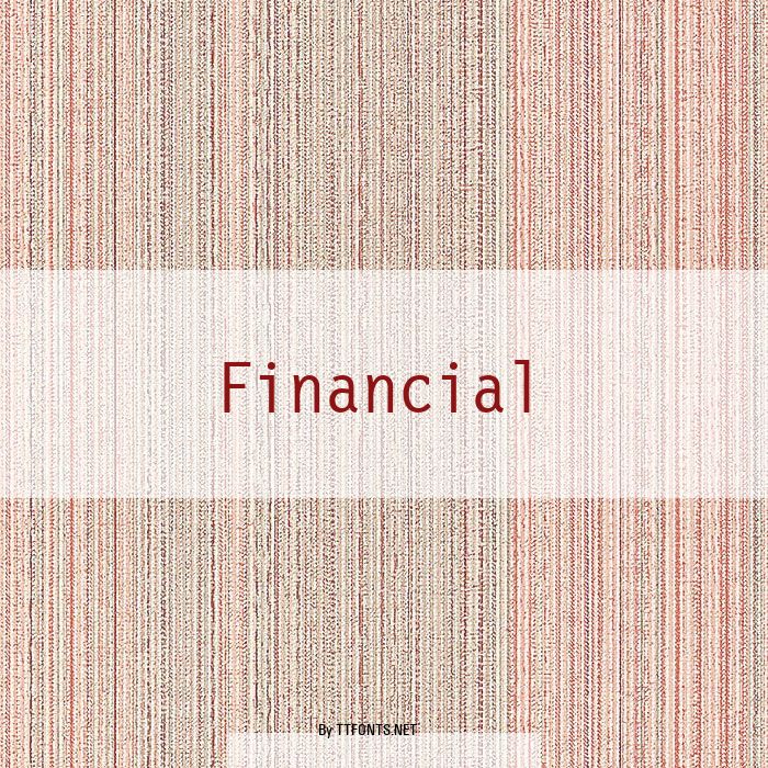 Financial example