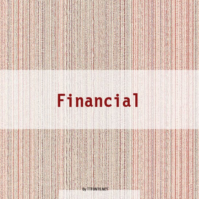 Financial example