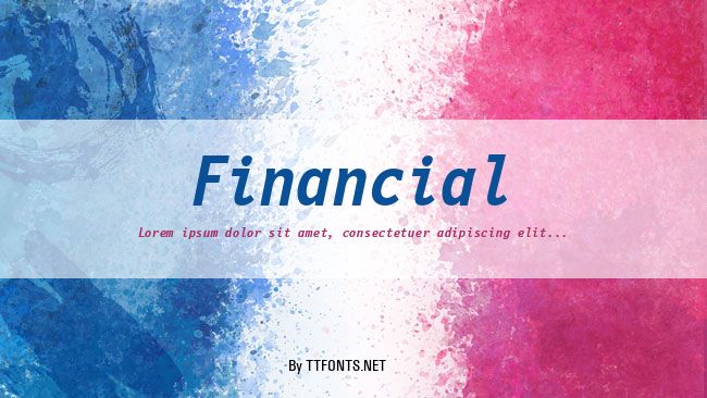 Financial example