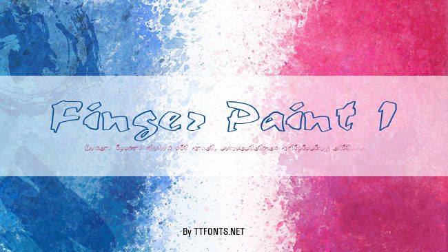 Finger Paint 1 example