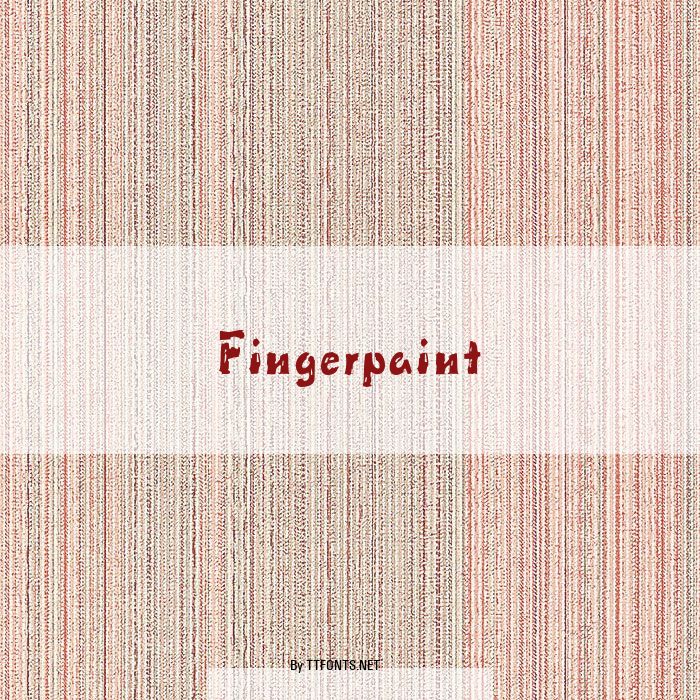 Fingerpaint example