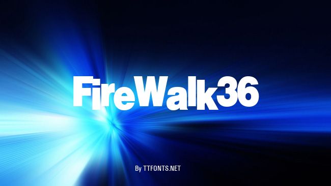 FireWalk36 example