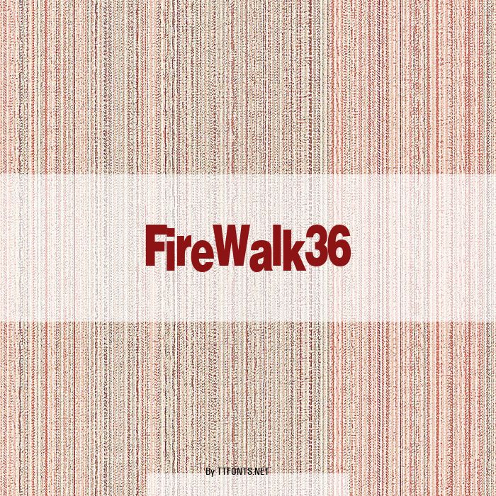 FireWalk36 example