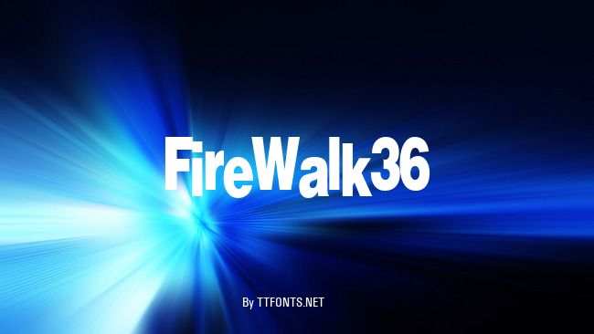 FireWalk36 example