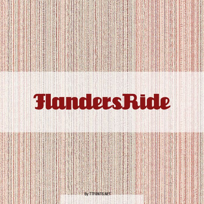 FlandersRide example