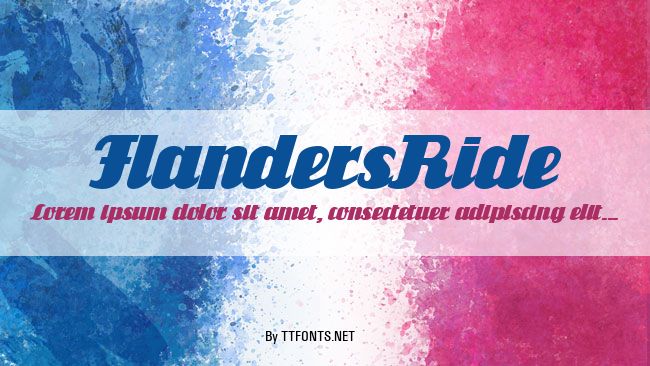 FlandersRide example