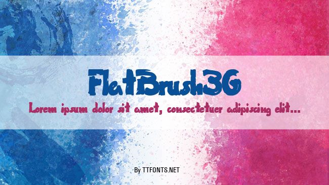 FlatBrush36 example