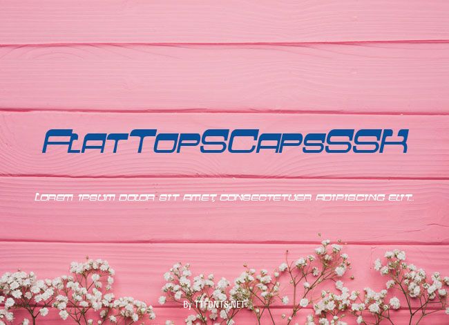 FlatTopSCapsSSK example