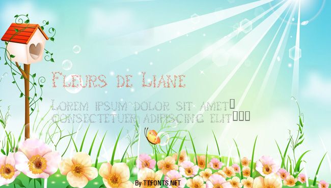 Fleurs de Liane example