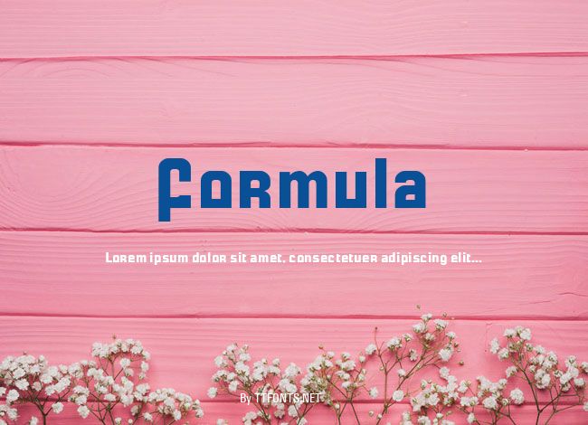 Formula example
