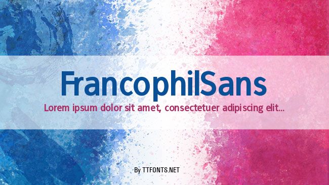 FrancophilSans example
