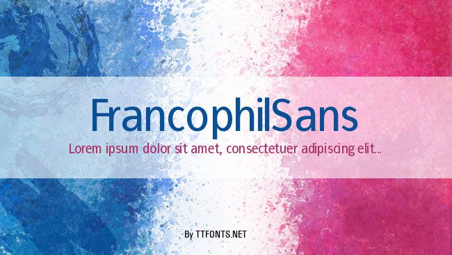 FrancophilSans example