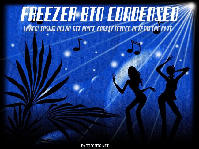 Freezer BTN Condensed example