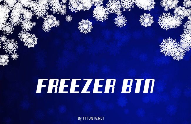Freezer BTN example