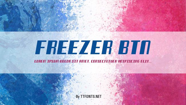 Freezer BTN example