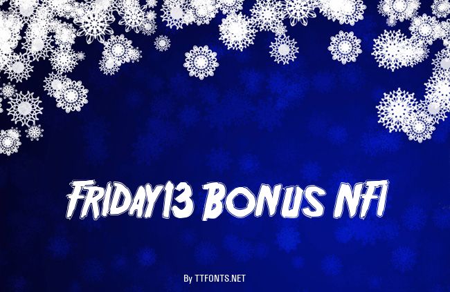 Friday13 Bonus NFI example