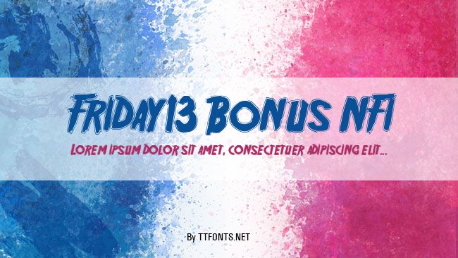 Friday13 Bonus NFI example