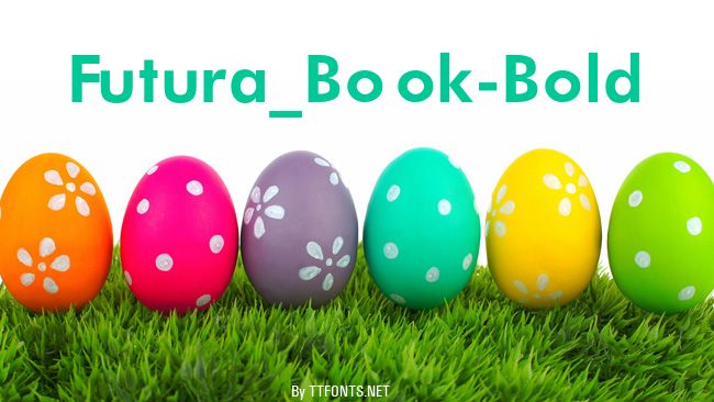 Futura_Book-Bold example