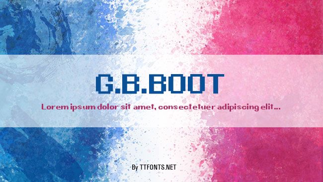 G.B.BOOT example