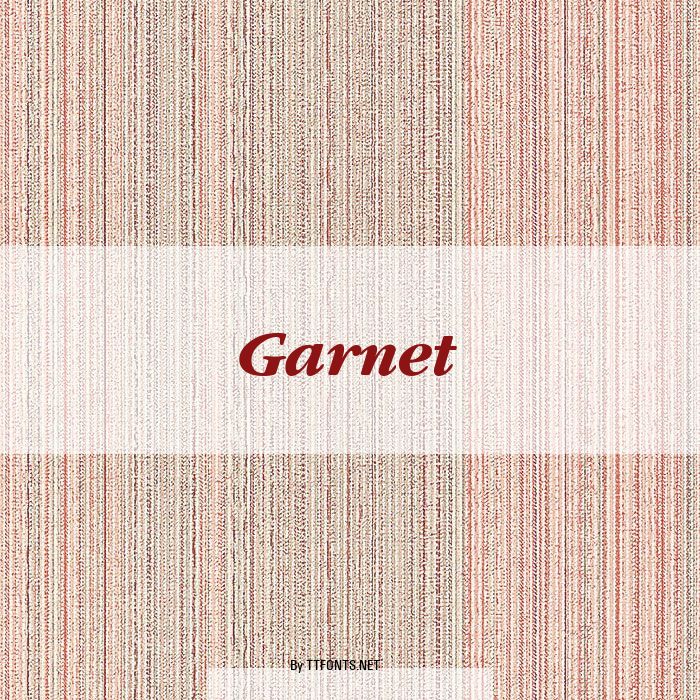 Garnet example