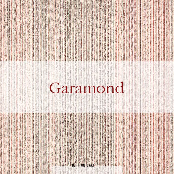 Garamond example