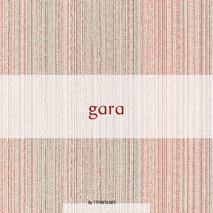 gara example