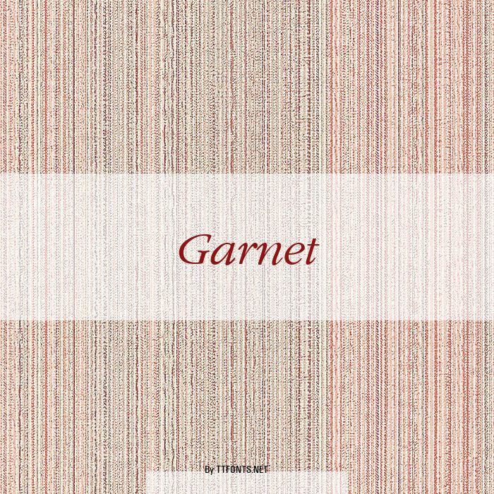 Garnet example
