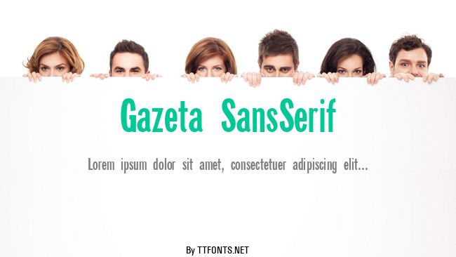 Gazeta SansSerif example