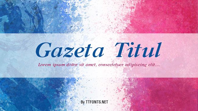 Gazeta Titul example