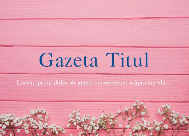 Gazeta Titul example