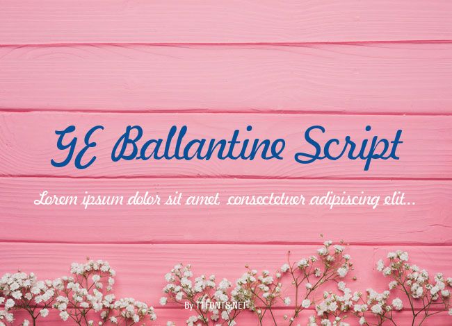GE Ballantine Script example