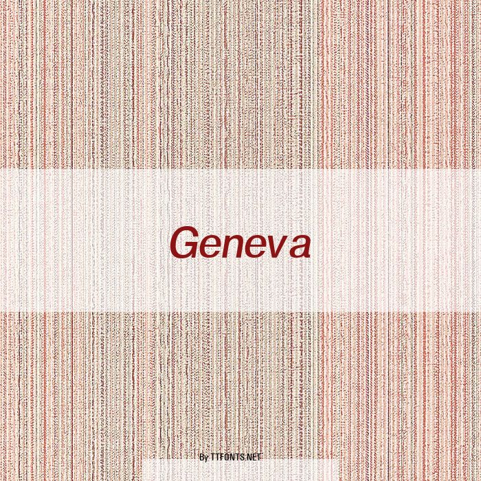 Geneva example