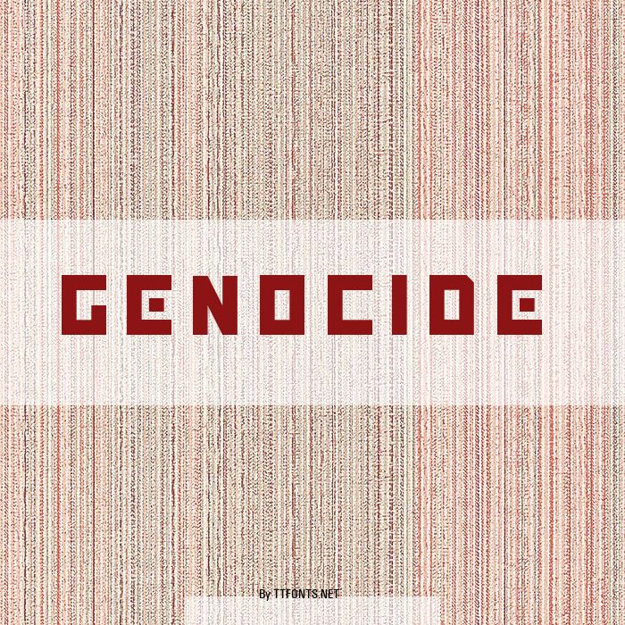 GENOCIDE example