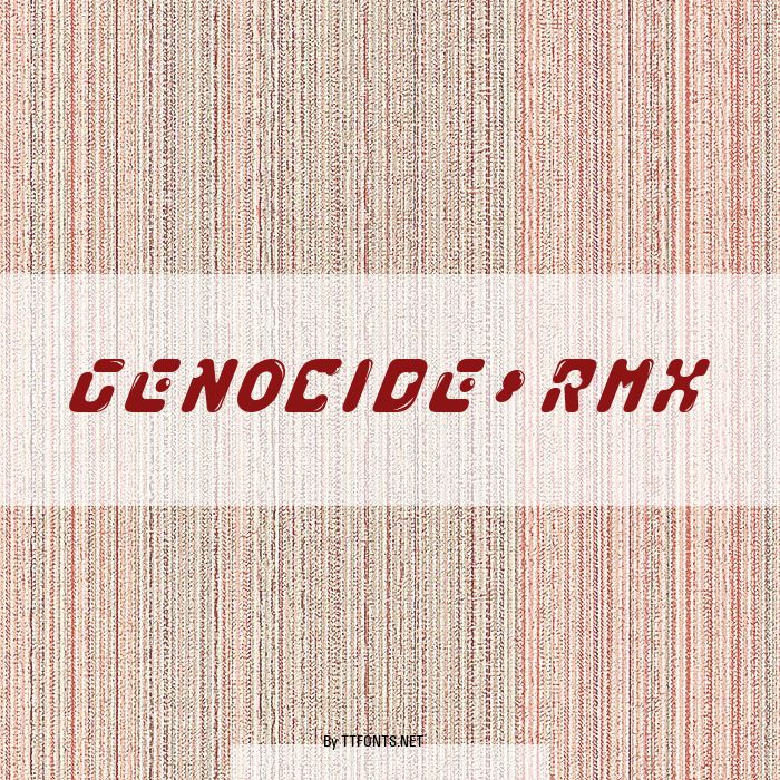 GENOCIDE_RMX example