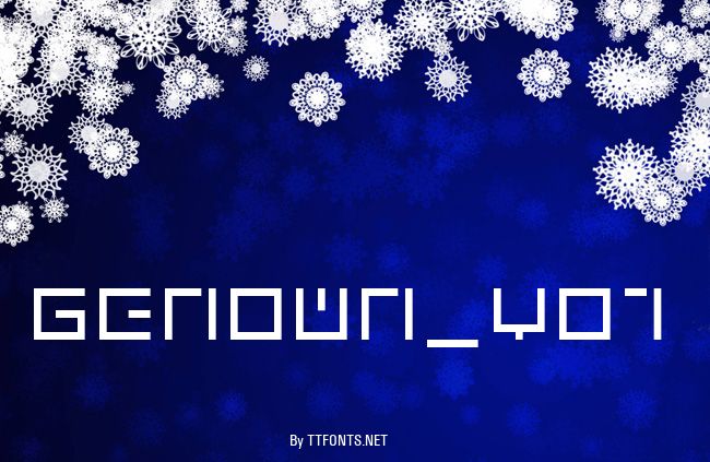 genown_v01 example