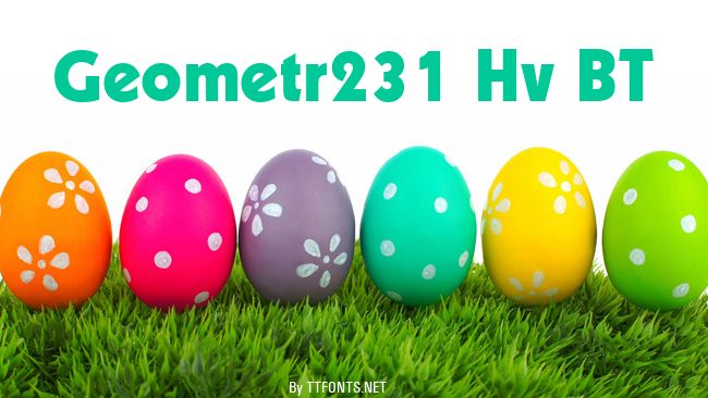 Geometr231 Hv BT example