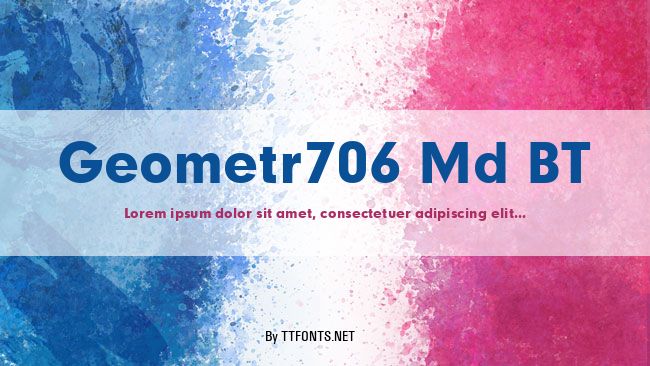 Geometr706 Md BT example