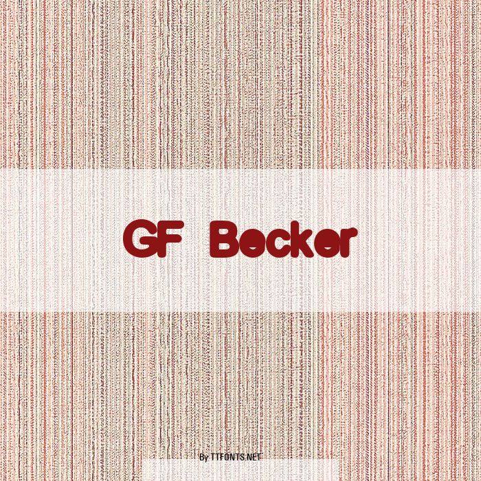 GF Becker example