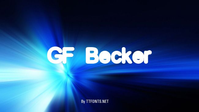 GF Becker example