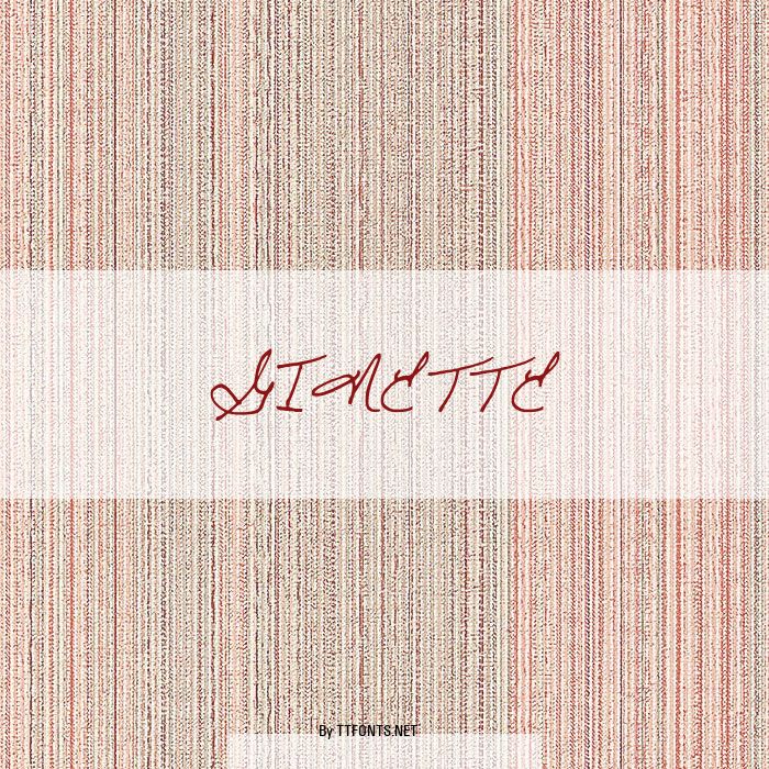 GINETTE example