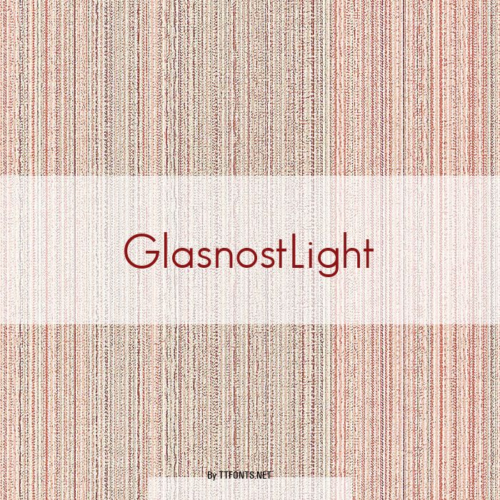 GlasnostLight example