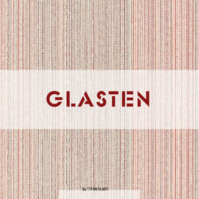 Glasten example
