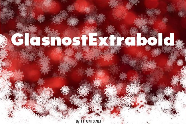 GlasnostExtrabold example
