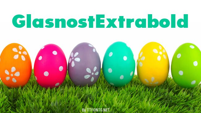 GlasnostExtrabold example