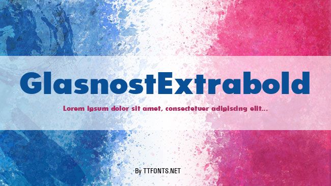 GlasnostExtrabold example
